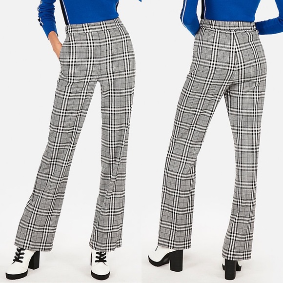 express plaid pants